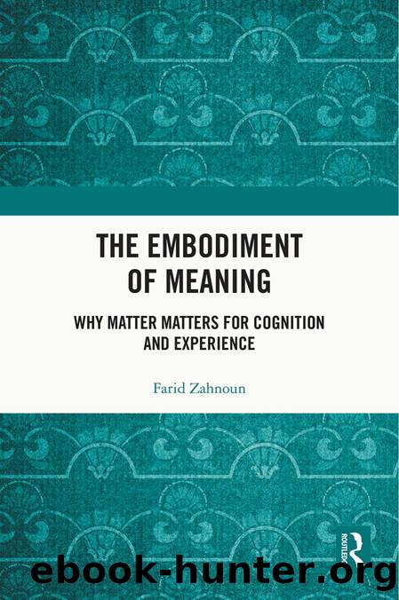 The Embodiment of Meaning; Why Matter Matters for Cognition and Experience by Farid Zahnoun