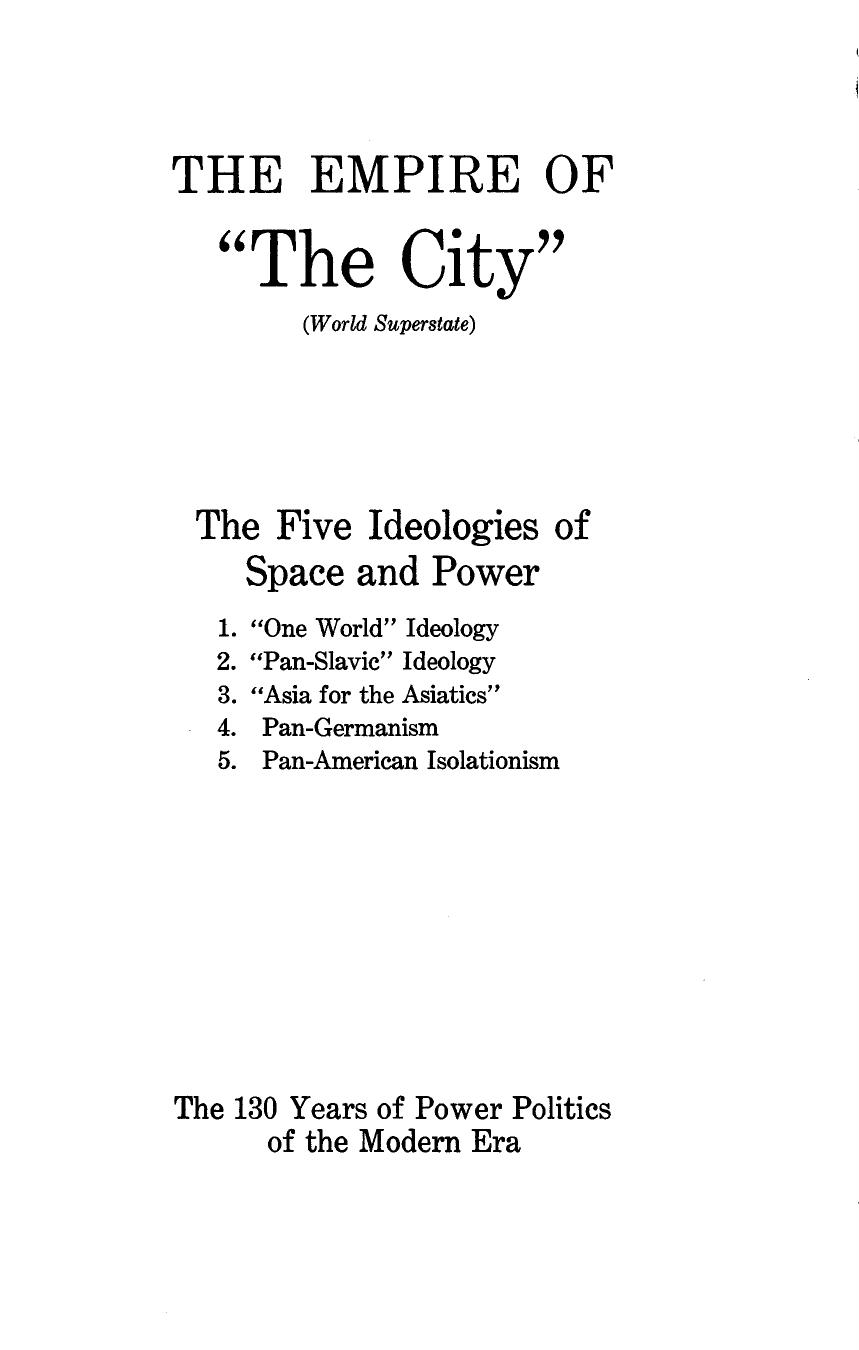 The Empire Of The City-World Superstate-E C Knuth-1946-111pgs-POL by Unknown