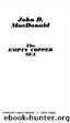 The Empty Copper Sea by John D MacDonald