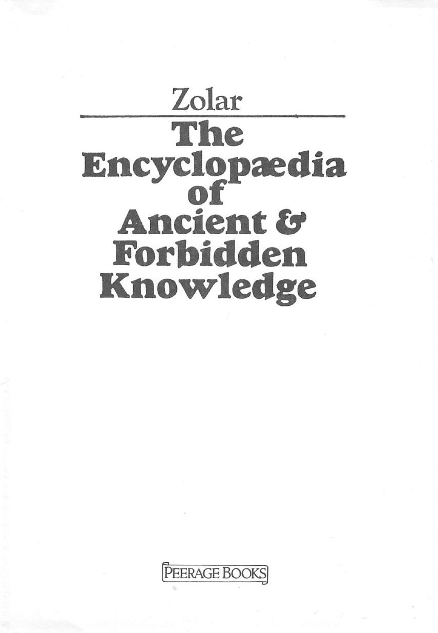 The Encyclopedia of Ancient and Forbidden Knowledge by Unknown