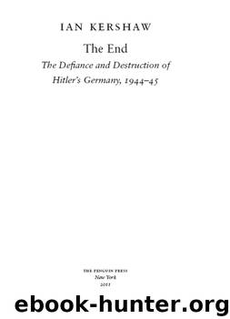 The End by Ian Kershaw
