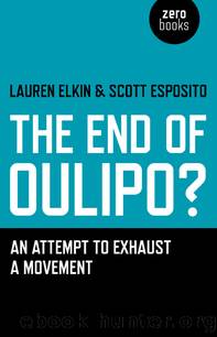 The End of Oulipo? by Esposito Scott Elkin Lauren