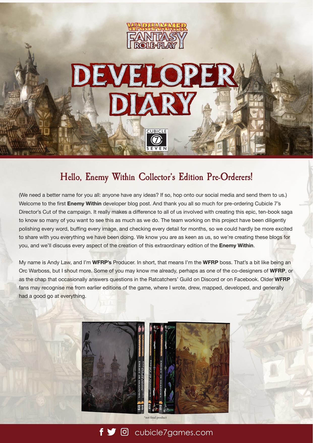 The Enemy Within by Developer Diary #1