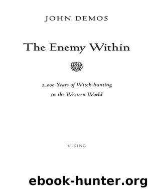 The Enemy Within by John Demos