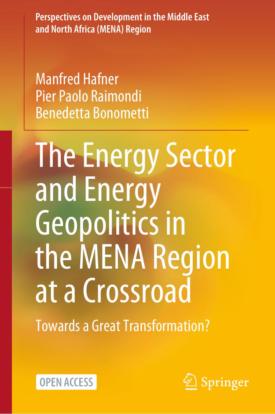 The Energy Sector and Energy Geopolitics in the MENA Region at a Crossroad: Towards a Great Transformation? (Perspectives on Development in the Middle East and North Africa (MENA) Region) by Manfred Hafner Pier Paolo Raimondi Benedetta Bonometti