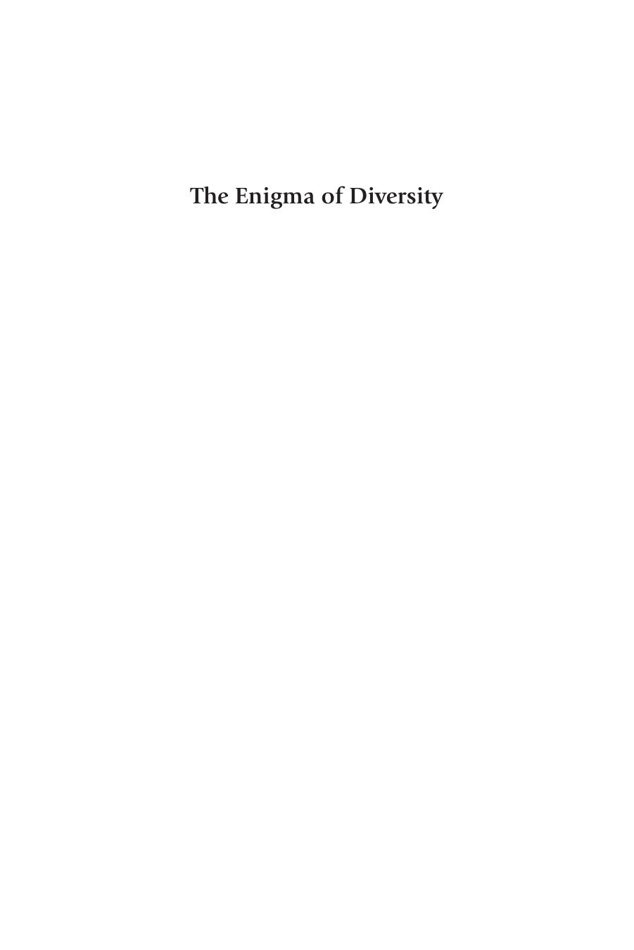 The Enigma of Diversity : the Language of Race and the Limits of Racial Justice by Ellen Berrey