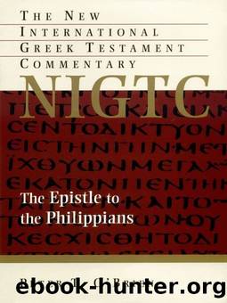 The Epistle to the Philippians (New International Greek Testament Com (Eerdmans)) by O'Brien Peter T