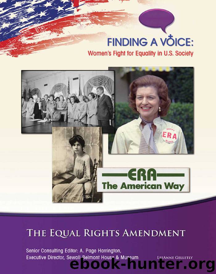 The Equal Rights Amendment by leeanne gelletly