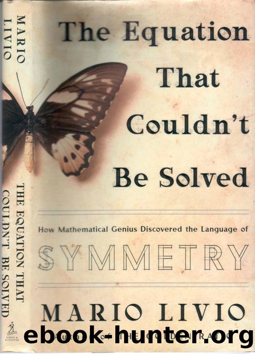 The Equation that Couldn't Be Solved by Mario Livio