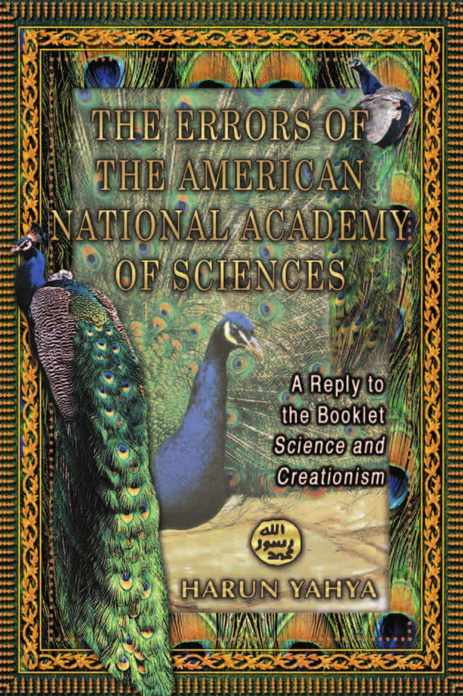 The Errors of The American National Academy of Sciences Booklet by Harun Yahya