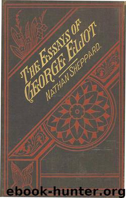 The Essays of ''George Eliot'' by George Eliot