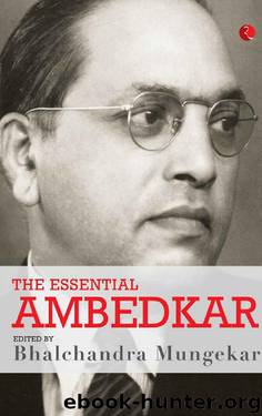 The Essential Ambedkar by Bhalchandra Mungekar
