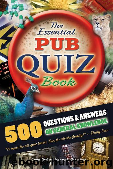 The Essential Pub Quiz Book by Hannah Blamires