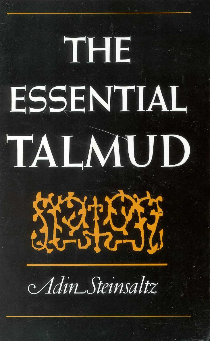 The Essential Talmud by Adin Steinsaltz