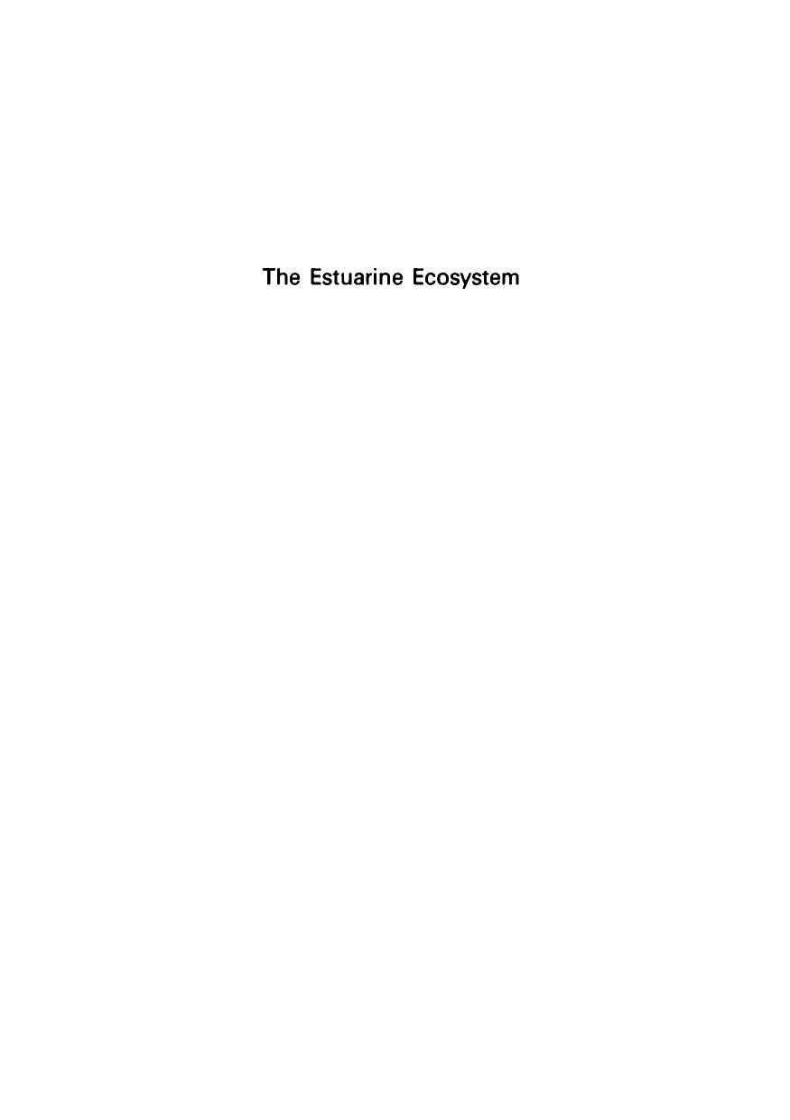 The Estuarine Ecosystem by Donald S. McLusky B.Sc. Ph.D. (auth.)