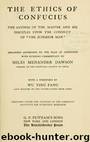 The Ethics of Confucius by Confucius
