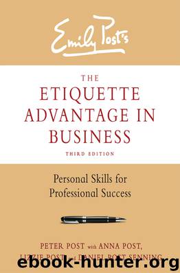 The Etiquette Advantage in Business by Peter Post