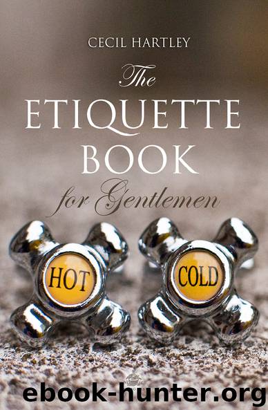 The Etiquette Book for Gentlemen by Cecil Hartley