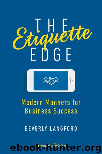 The Etiquette Edge: Modern Manners for Business Success by Beverly LANGFORD