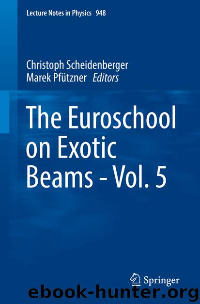 The Euroschool on Exotic Beams - Vol. 5 by Christoph Scheidenberger & Marek Pfützner