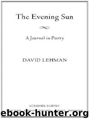 The Evening Sun by David Lehman