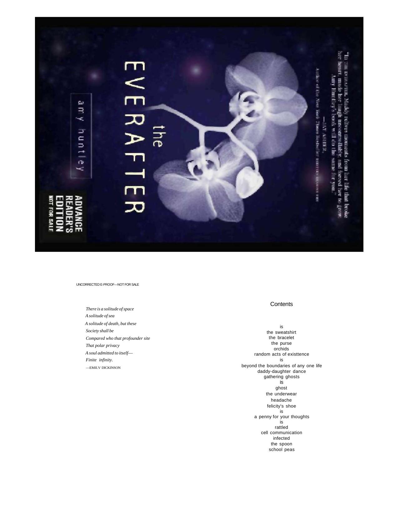 The Everafter by Amy Huntley