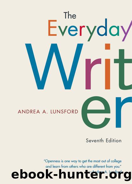 andrea lunsford easy writer 5th edition