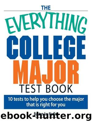The Everything College Major Test Book by Burton Nadler