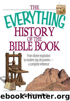 The Everything History of the Bible Book by Jeffery Donley Ph.D