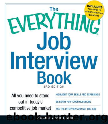 The Everything Job Interview Book by Lin Grensing Pophal