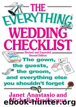 The Everything Wedding Checklist by Janet Anastasio & Michelle Bevilacqua