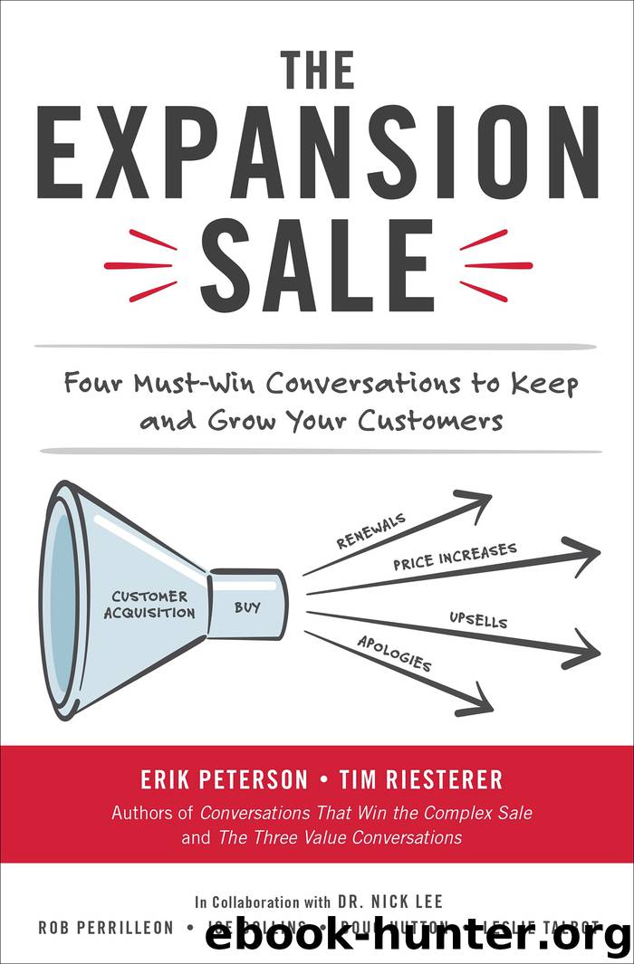 The Expansion Sale: Four Must-Win Conversations to Keep and Grow Your Customers by Tim Riesterer & Erik Peterson
