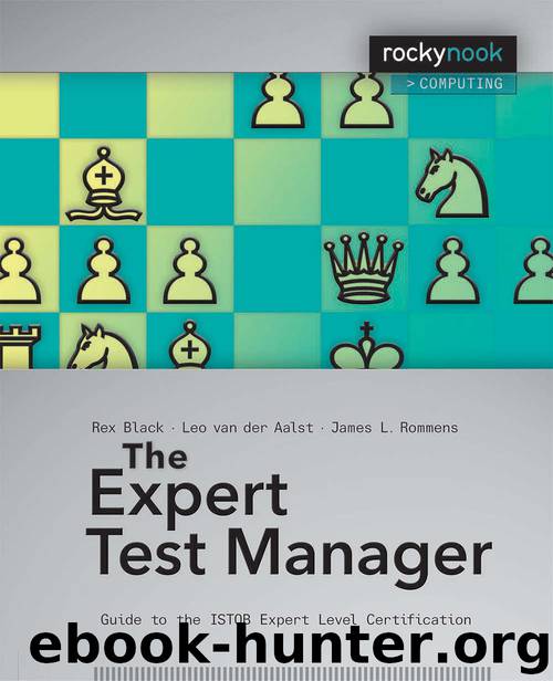 The Expert Test Manager: Guide to the ISTQB Expert Level Certification by Rex Black & James L. Rommens & Leo van der Aalst