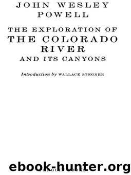 The Exploration of the Colorado River and Its Canyons (Penguin Classics) by John Wesley Powell