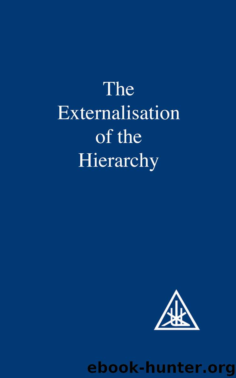 The Externalisation of the Hierarchy by Bailey Alice A