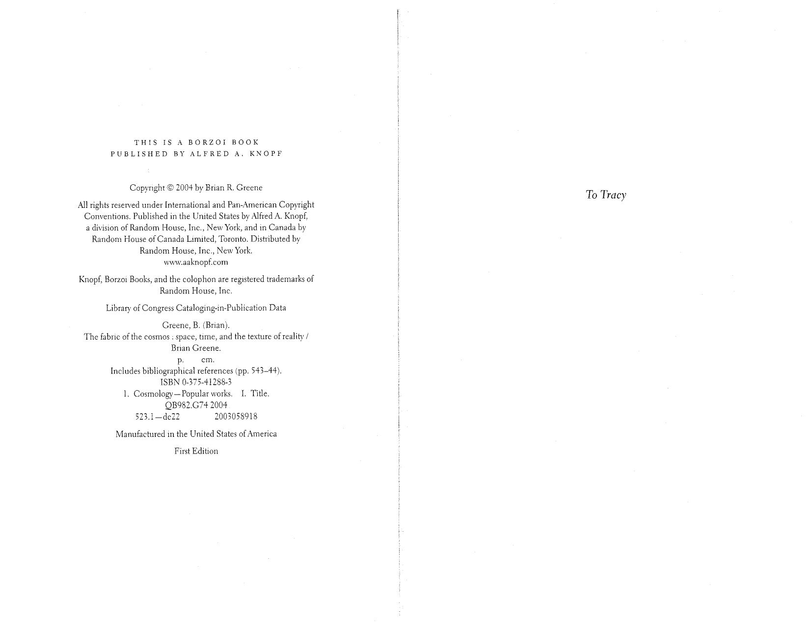 The Fabric of the Cosmos by Brian Greene