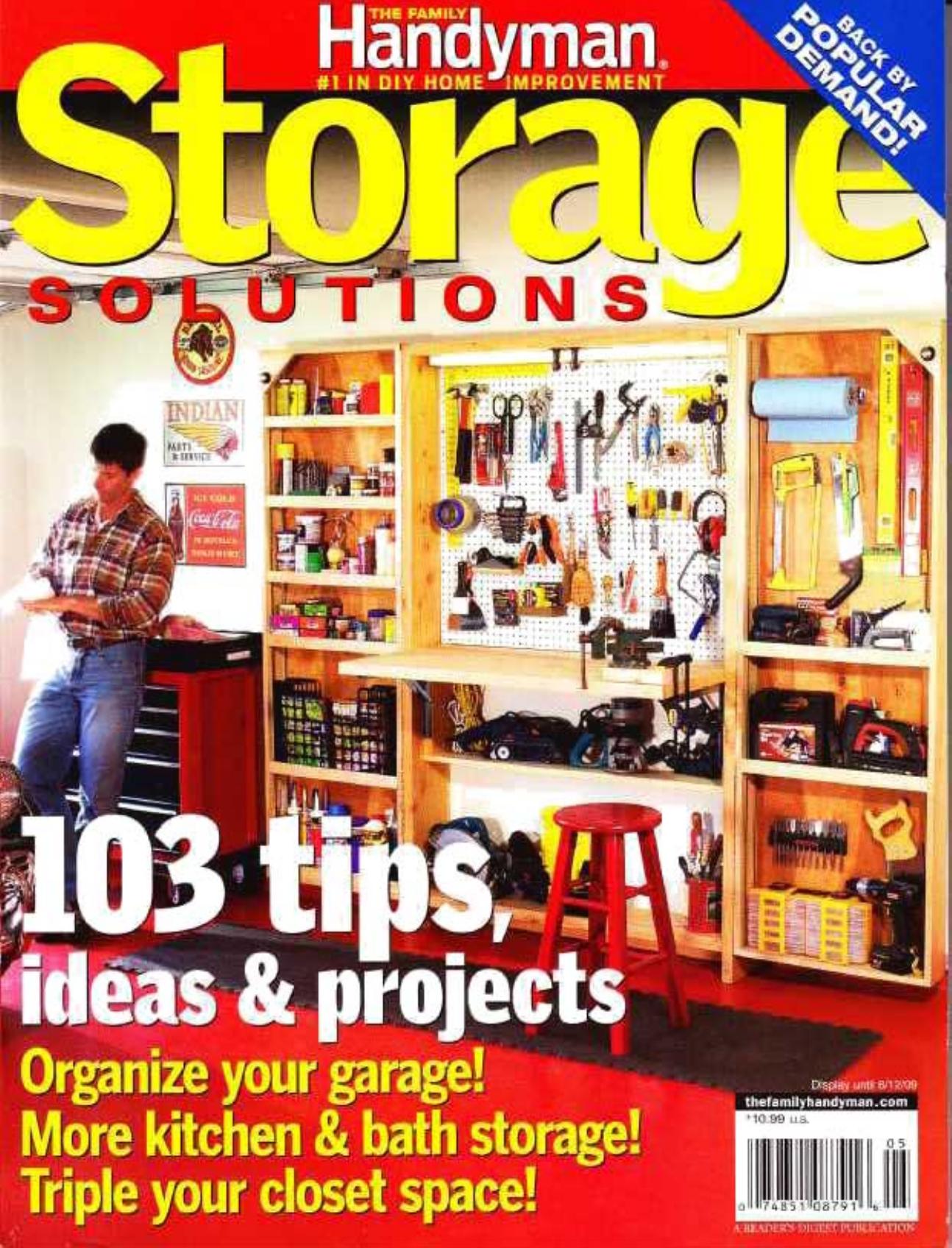 The Family Handyman Storage Solutions by Unknown