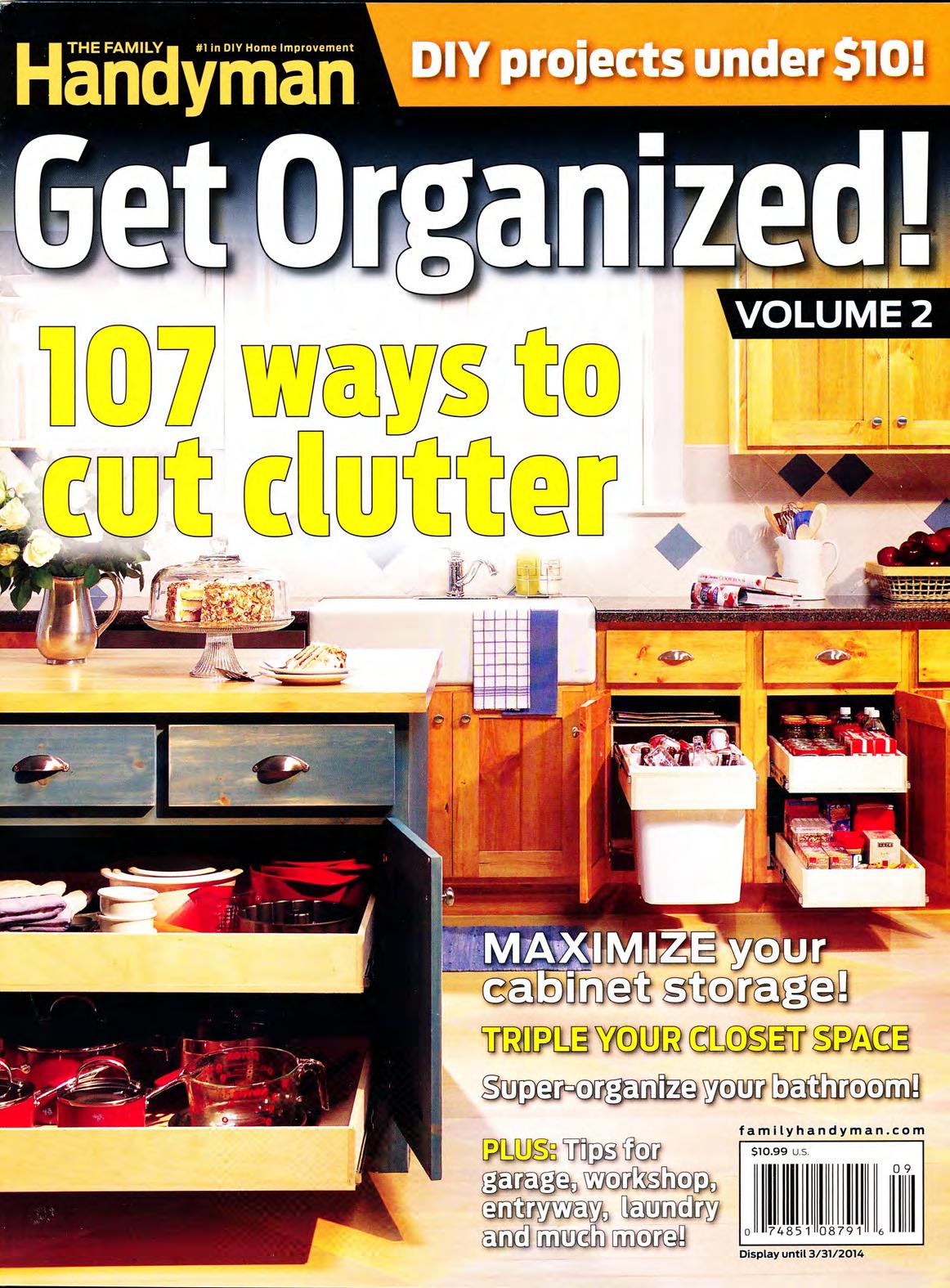 The Family Handyman. Get Organized! Volume 2 by Unknow