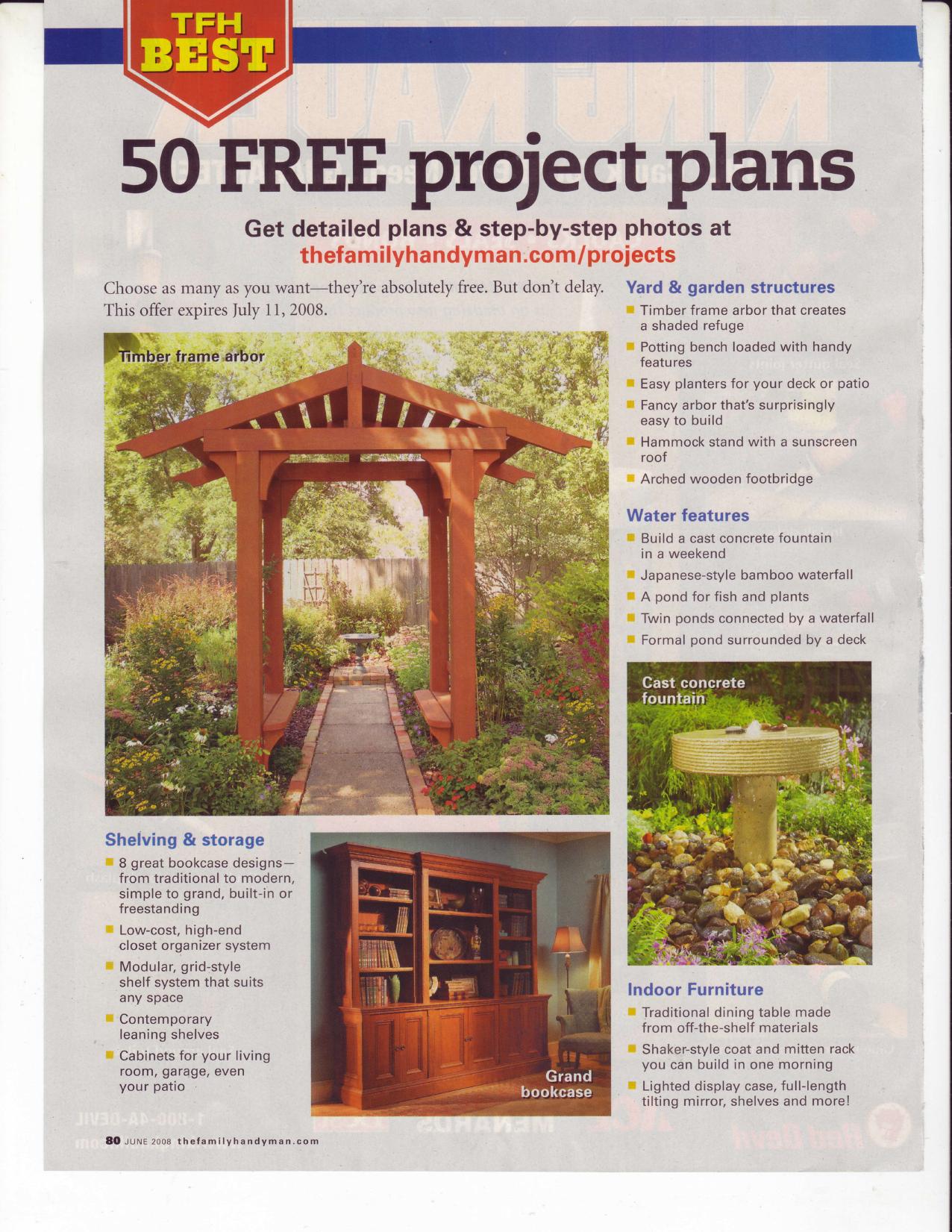 The Family Handyman. by 50 Free Project Plans