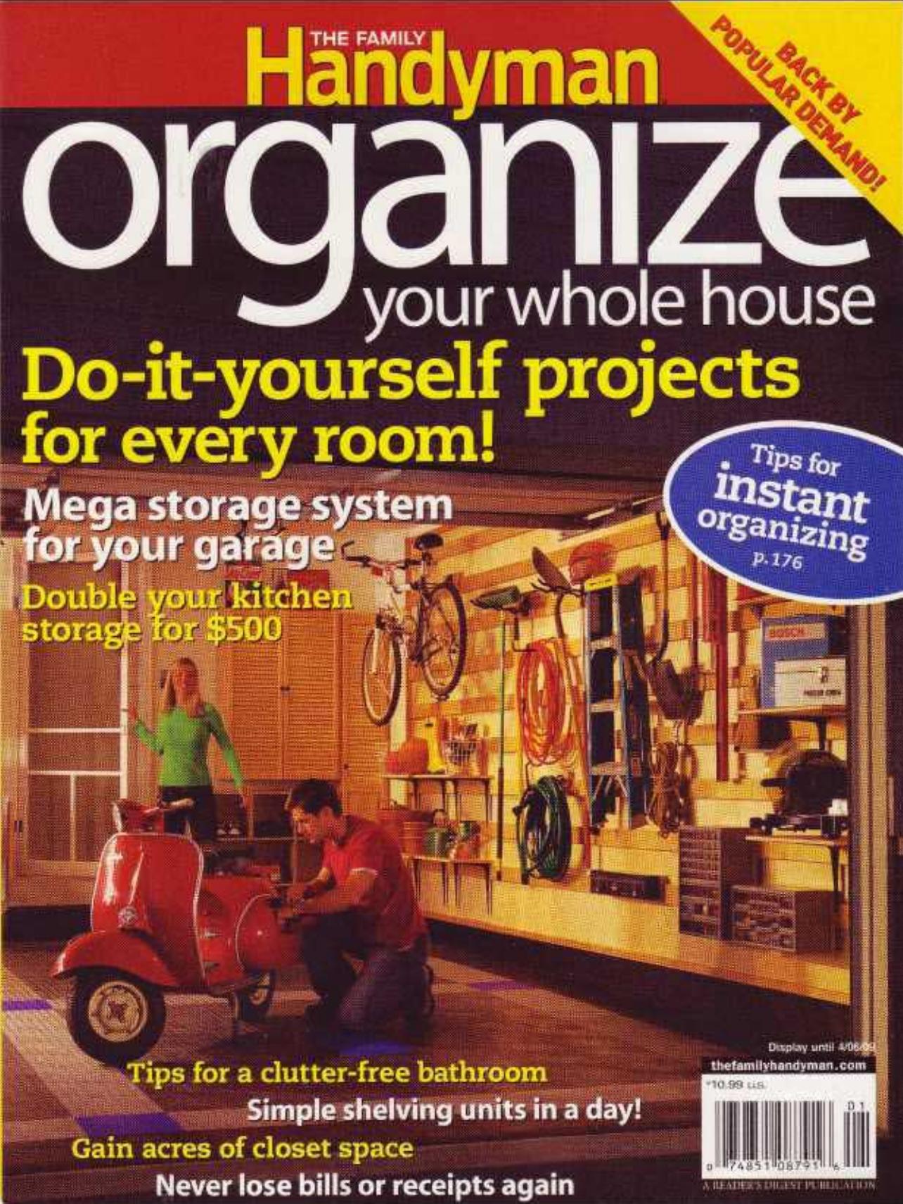 The Family Handyman. by Organize your whole house
