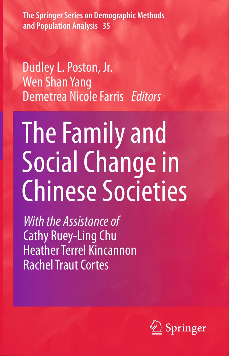 The Family and Social Change in Chinese Societies by Unknow