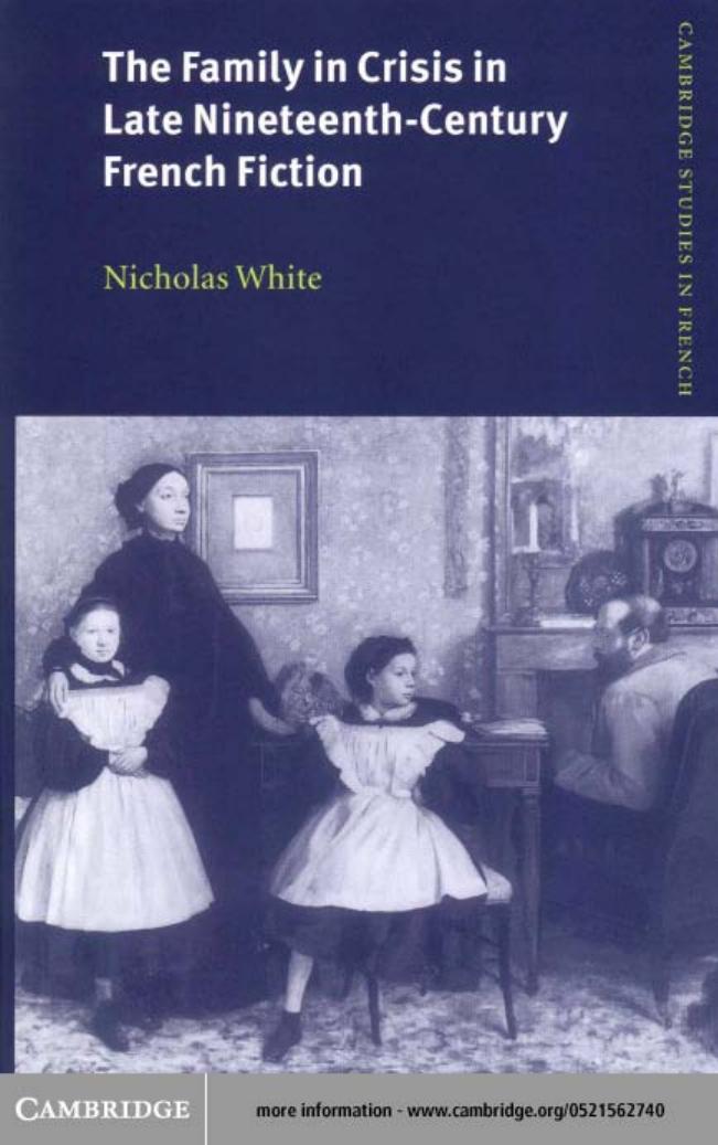The Family in Crisis in Late Nineteenth-Century French Fiction by Nicholas White