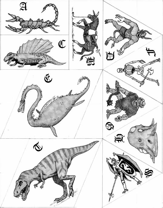 The Fantasy Trip Counters Monsters 2 by Unknown