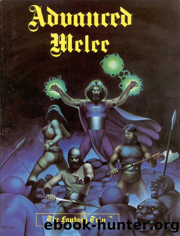 The Fantasy Trip Metagaming Advanced Melee by Unknown