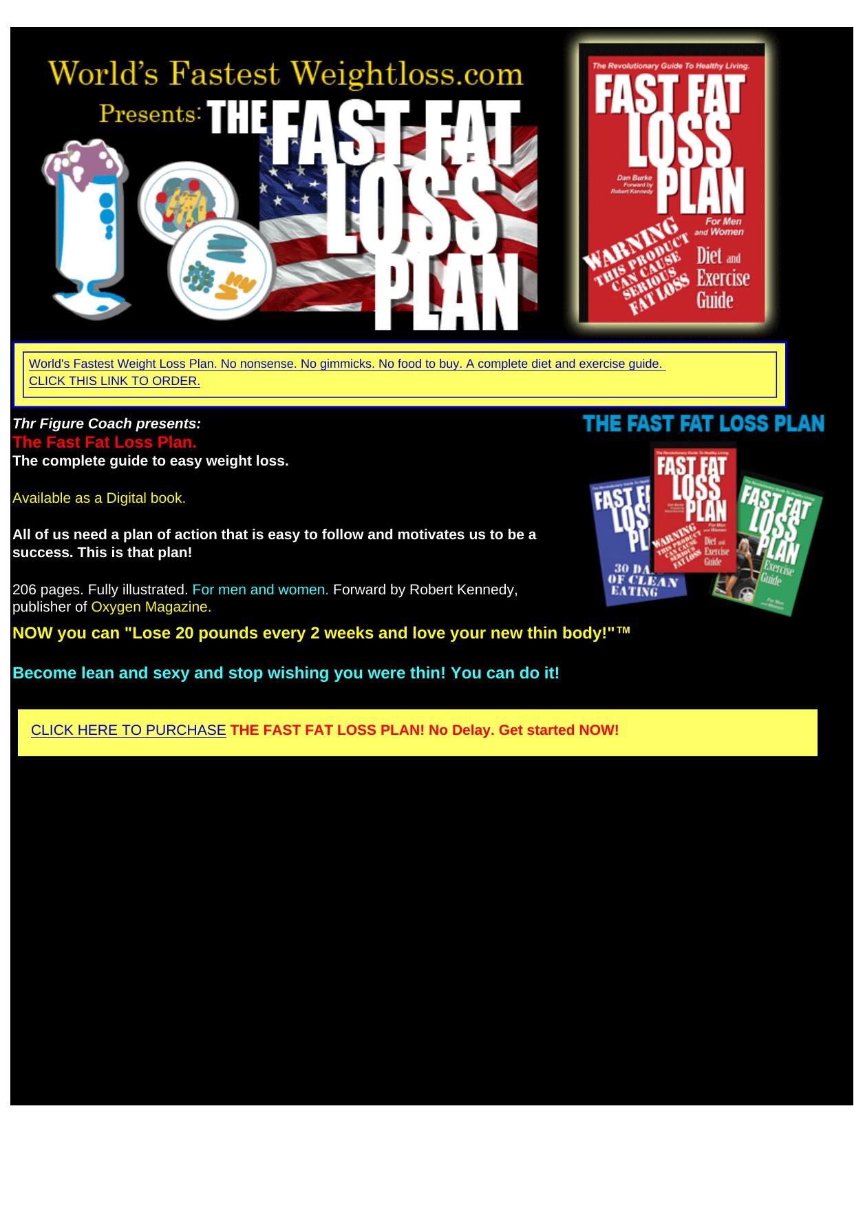 The Fast Fat Loss Plan. by Best of Kuszter's Collection