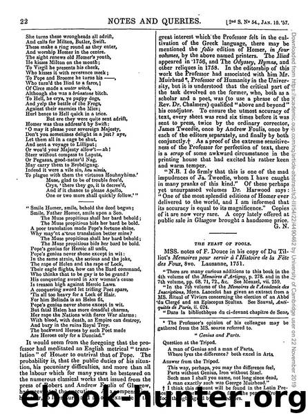 The Feast of Fools by Unknown