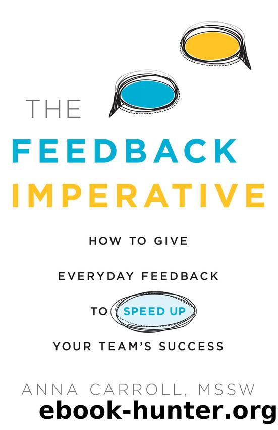 The Feedback Imperative by Anna Carroll