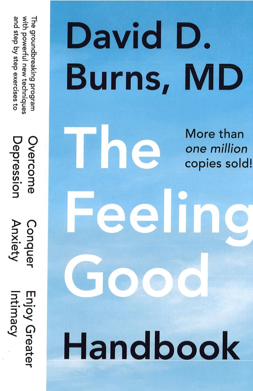 The Feeling Good Handbook by David D. Burns