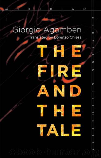 The Fire and the Tale by Agamben Giorgio