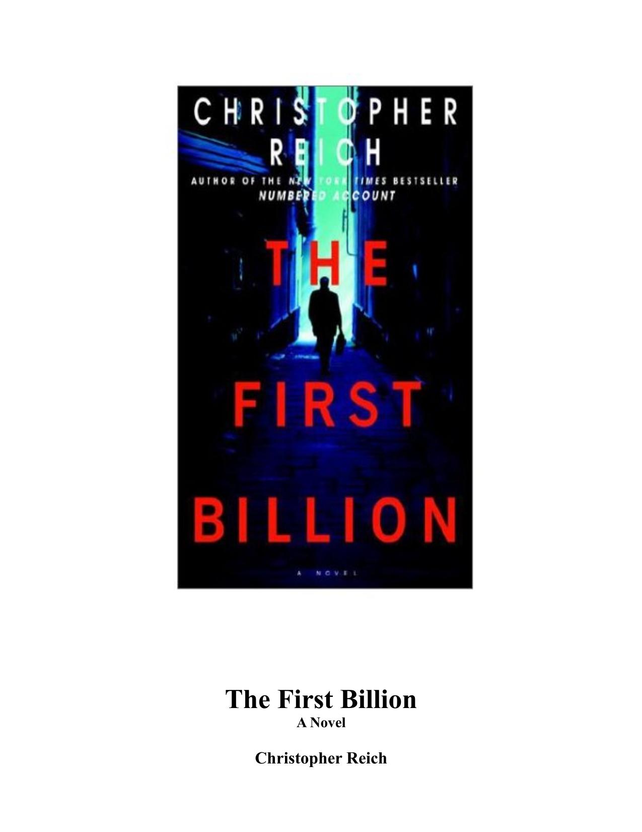 The First Billion by Christopher Reich